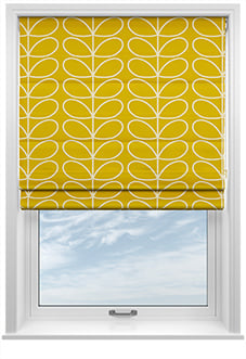 Orla Kiely Jumbo Linear Stem, Sunflower - Twist&Fit Roman Blind